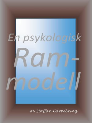 cover image of En psykologisk rammodell